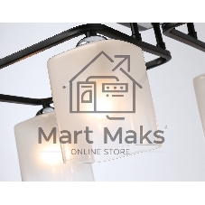 Светильник Ambrella light TR303222/4 BK/CH/FR черный/хром/белый матовый E27*4 max 60W 530*290*220