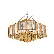 Светильник Ambrella light TR5149 GD/TI золото/янтарь E14/6 max 40W 500*500*1000