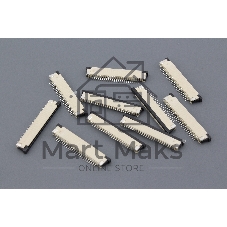 Разъем FPC Half Coverage Top Contact 1.0K-BS-24PWB 24 pin высота 2мм шаг 1мм 10 шт