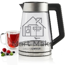 Чайник электрический Gorenje K17TRG 1.7л. 2200Вт белый корпус: металл