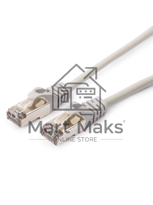 Патч-корд FTP Cablexpert кат.5e, 10м, литой, многожильный (серый)