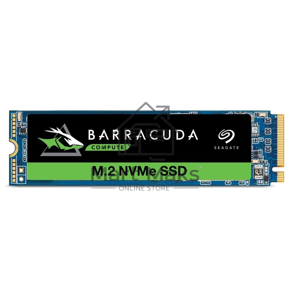 Накопитель SSD Seagate BarraCuda 510, 256Gb, PCIe 3.0 x4, M.2 2280, NVMe, R/W 3100/1050