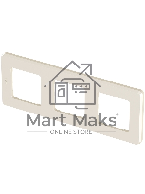 Рамка 3 поста слоновая кость Inspiria