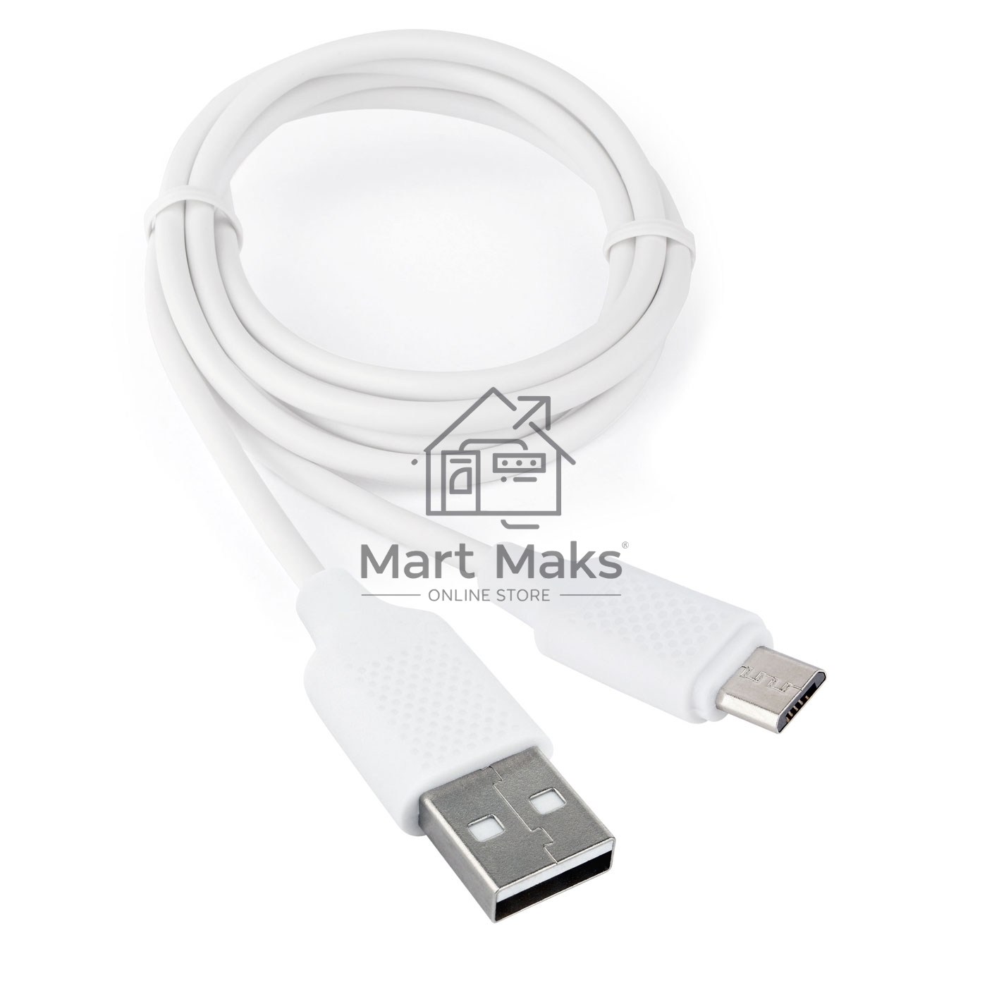 Кабель USB 2.0 Cablexpert CCB-mUSB2-AMBMO2-1MW, AM/microB, издание Classic 0.2, длина 1м, белый, блистер