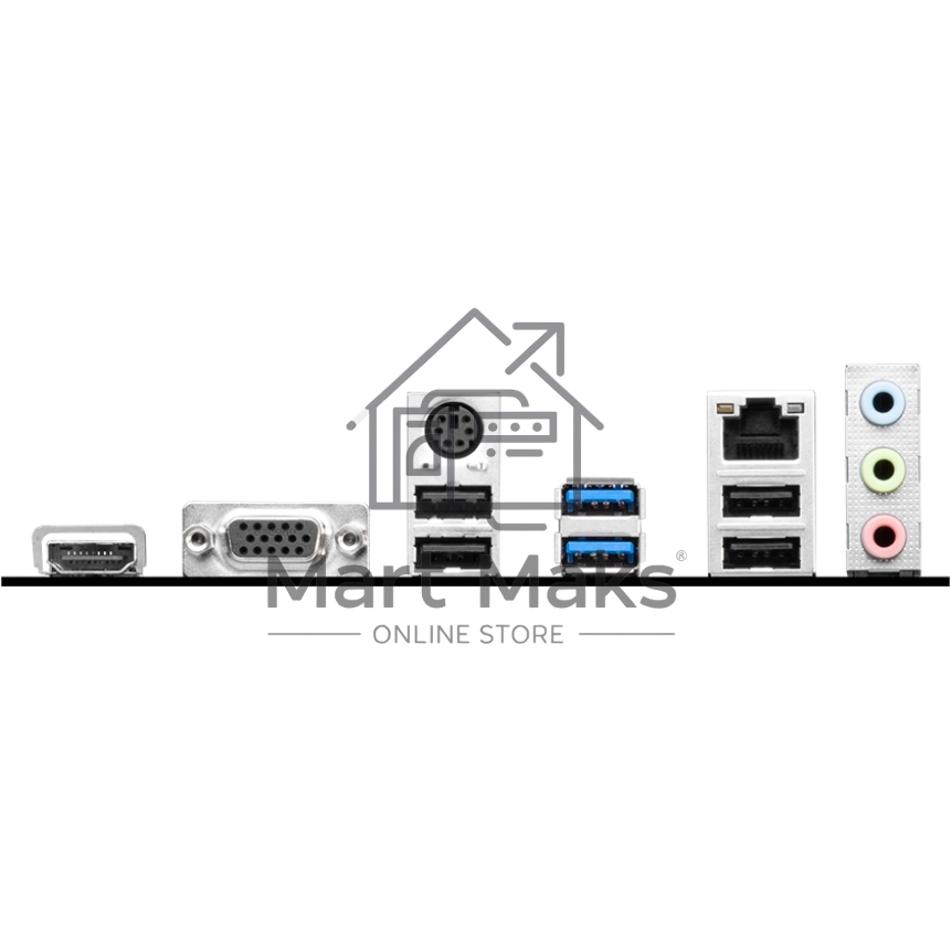 Материнская плата MSI PRO B760M-E DDR4, LGA 1700, Intel B760, 2xDDR4, 4xSATA, 1xM.2, 1xPCIe 4.0 x16, 1xPCIe 4.0 x1, 1xHDMI, 1xVGA, 1x1Gb LAN, 2xUSB-A 3.2 Gen 1, 4xUSB-A 2.0, 3x3.5 мм, 7.1, mATX