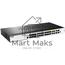 Коммутатор D-Link DGS-3000-28SC/A1A, 20×1 Гбит/с SFP + 4×1 Гбит/с Combo + 4×10 Гбит/с SFP+, управляемый