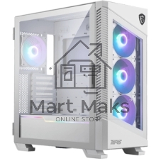 Компьютерный корпус MSI MPG VELOX 100R 2xUSB 3.0, 1xType C, 4x120мм ARGb Fan, ARGb Control Board, Tempered Glass Window, Glass Front Panel, Brown Box (829315)