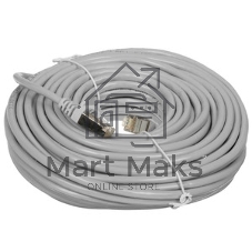Патч-корд UTP Cablexpert PP6U-20M cat.6, 20 м, литой, многожильный, серый