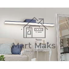 Настенный светодиодный светильник Ambrella light FW424 SBB синий космос/песок LED 4200K 18W 600*50*100