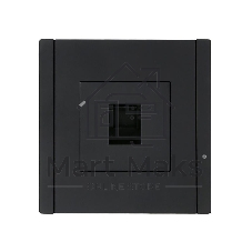 Розетка компьютерная RJ45 кат.5E FORTE&PIANO FP132 черный IEK FP-K10-1-K02