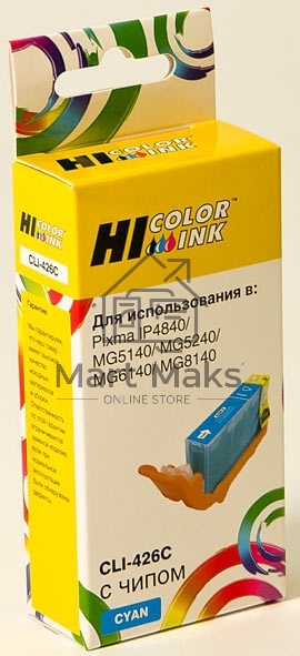 Картридж Canon PIXMA MG5140/5240/6140/8140 (Hi-Black) CLI-426C, C