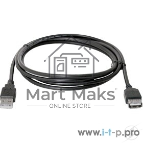 Кабель USB Defender USB02-17 USB2.0 AM-AF, 5.0м (87454)