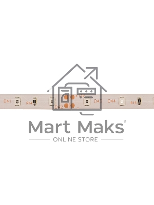 Лента светодиодная силикон, 8 мм, IP65, SMD 2835, 60 LED/m, 12 V, цвет свечения зеленый