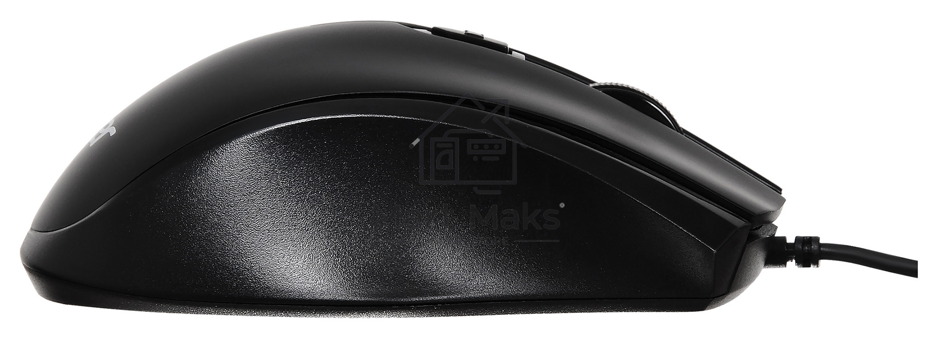 Мышь проводная Acer OMW020 черный, 1600 dpi, USB, кнопки - 4
