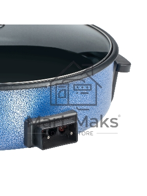 Электросковорода Galaxy Line GL 2664, синий, 1700 Вт, 8 л