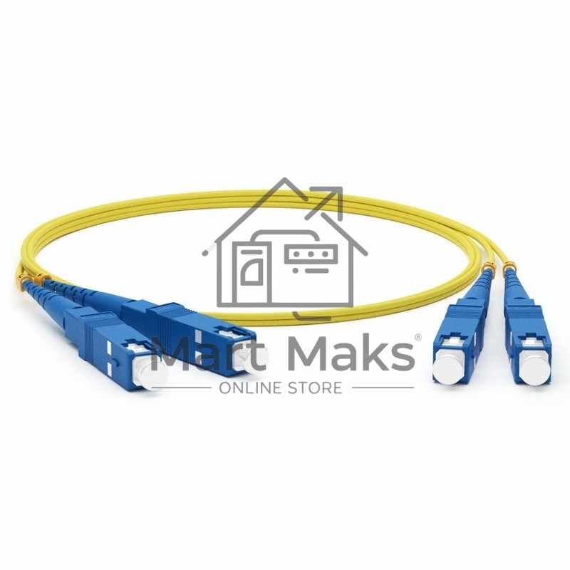 Патч-корд оптический соединительный (SM), 9/125 (OS2), SC/UPC-SC/UPC, (Duplex), LSZH, 3м