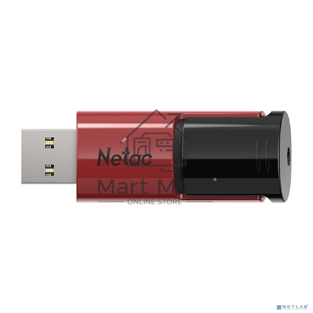 Флешка USB R/W R/W Drive Netac U182 Red USB3.0 64GB, retail version