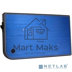 Внешний корпус для HDD/SSD AgeStar 3UB2A14 SATA II пластик/алюминий синий 2.5