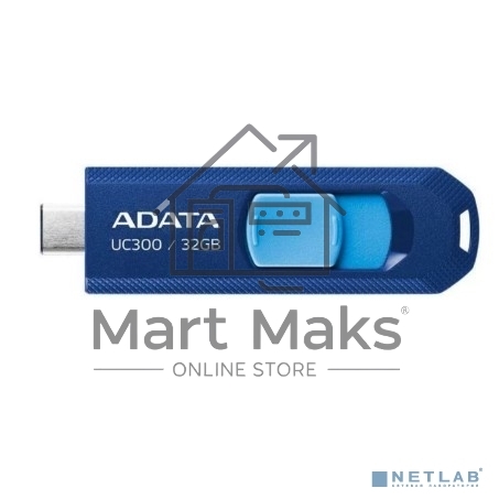 Флешка USB ADATA R/W 32GB USB 3.2 Gen1 ACHO-UC300-32G-RNB/BU синий/голубой