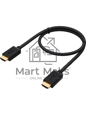 Кабель 1.8m HDMI версия 1.4, черный, OD7.3мм, 30/30 AWG, позолоченные контакты, Ethernet 10.2 Gbит/с, 3D, 4K, GCR-HM410-1.8m, экран