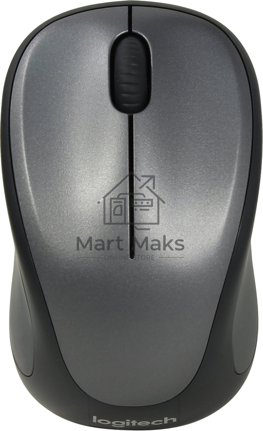 Мышь беспроводная Logitech M235 серый/черный, 1000 dpi, радиоканал, USB, кнопки - 3