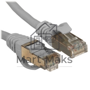Патч-корд UTP Cablexpert PP6U-20M cat.6, 20 м, литой, многожильный, серый