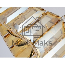 Светильник Ambrella light TR5149 GD/TI золото/янтарь E14/6 max 40W 500*500*1000