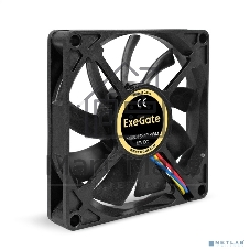 Вентилятор для корпуса ExeGate EX08015S4P-PWM черный, 80 мм, 2500 об/мин, 25.5 дБ, 4 pin