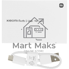 Наушники TWS Xiaomi Buds 5 белый, вкладыши, Bluetooth, активное шумоподавление, до 6 ч