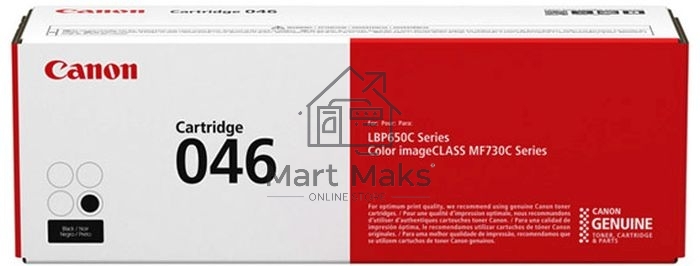Картридж лазерный Canon 046Bk черный для i-SENSYS MF732/734/735, LBP653/654 2200 стр.