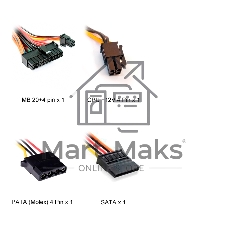 Блок питания POWERMAN 200W (PM-200ATX) for EQ series, ITX, no PFC, 4cm Fan <6117453> OEM