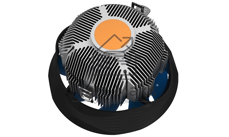Кулер для процессора DEEPCOOL ARCHER BIGPRO серебристый/синий, 120 мм, алюминий/медь, 2000 об/мин, 29.7 дБ, 4 pin, 125 Вт, 70 мм