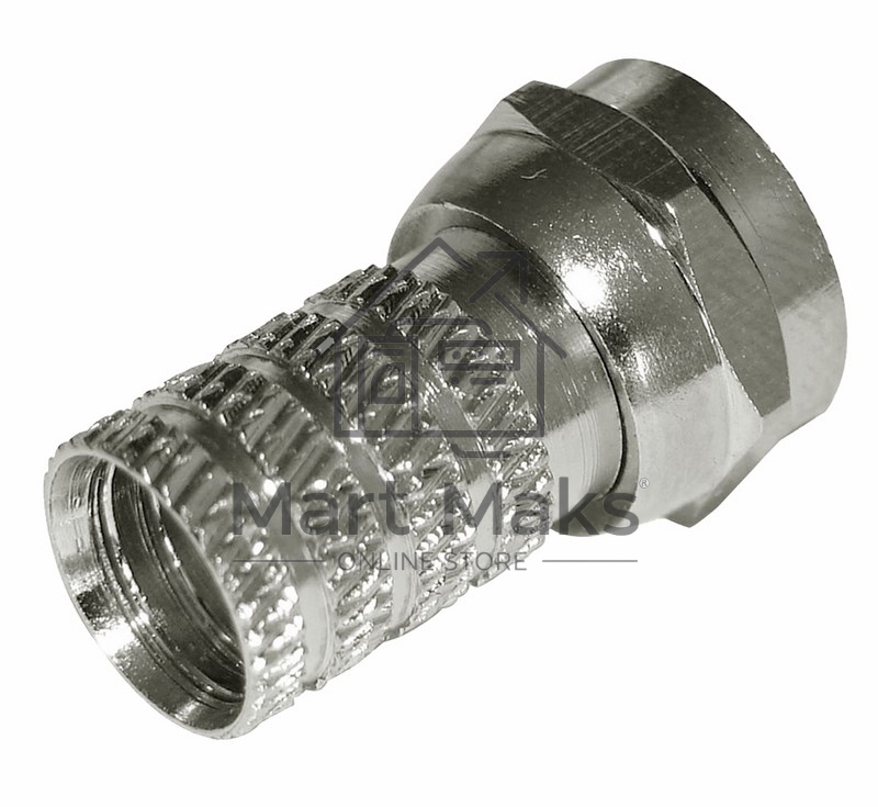 F-разъем RG-59, L=19 мм, цинк PROconnect