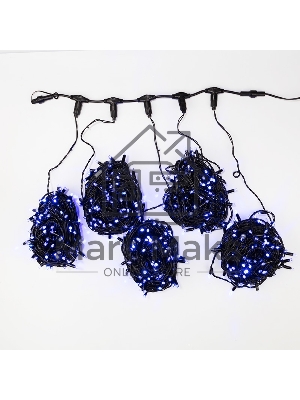 Гирлянда Neon-night LED ClipLight 24V, 5 нитей по 20 метров, цвет диодов синий