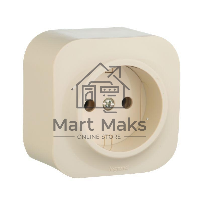 Розетка без заземления без шторок (Слоновая кость) Legrand 782240