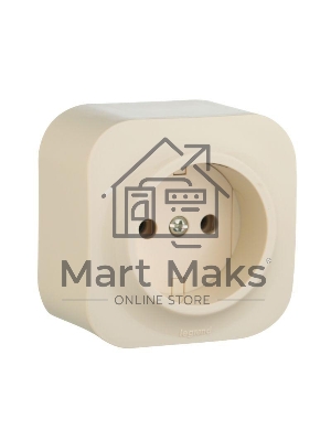 Розетка без заземления без шторок (Слоновая кость) Legrand 782240