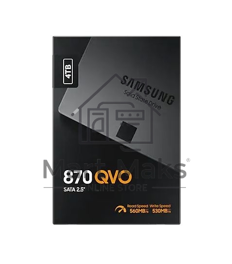 Накопитель SSD Samsung 4TB 870 QVO, V-NAND, 2.5