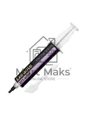 Термопаста ExeGate KPT-WMK (0,8 Вт/(м•К), 20г, шприц с лопаткой)