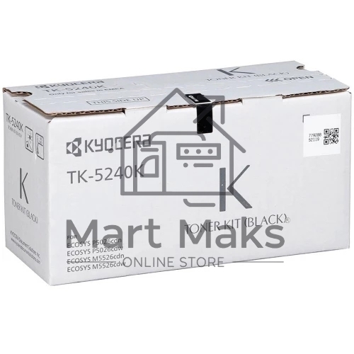 Картридж лазерный Kyocera TK-5240K (1T02R70NL0) черный для P5026cdn/P5026cdw, M5526cdn/M5526cdw 4000 стр.