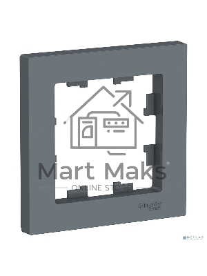 Рамка однопостовая ATLASDESIGN грифель