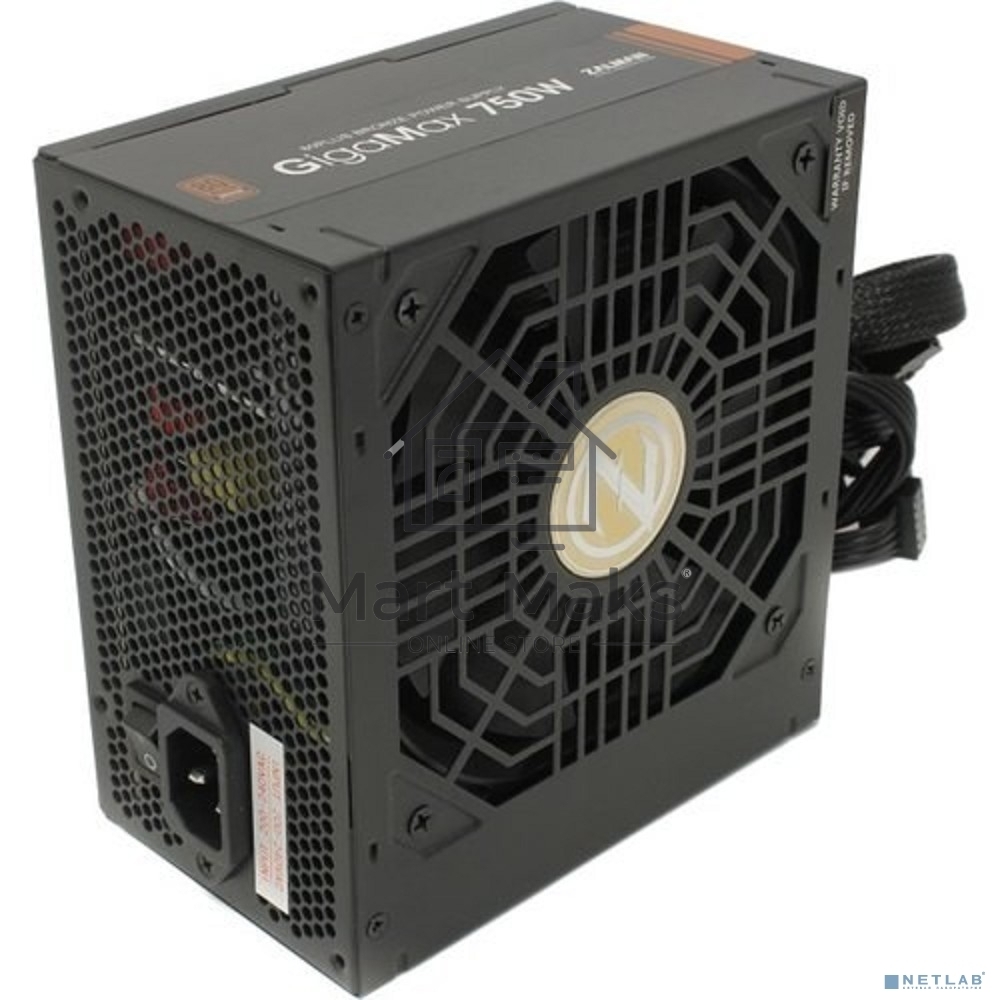Блок питания Zalman ZM750-GVII, 750Вт, 80 PLUS Bronze, 120мм, черный