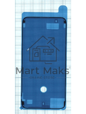 Водозащитная прокладка (проклейка) для iPhone 8 Plus, черная