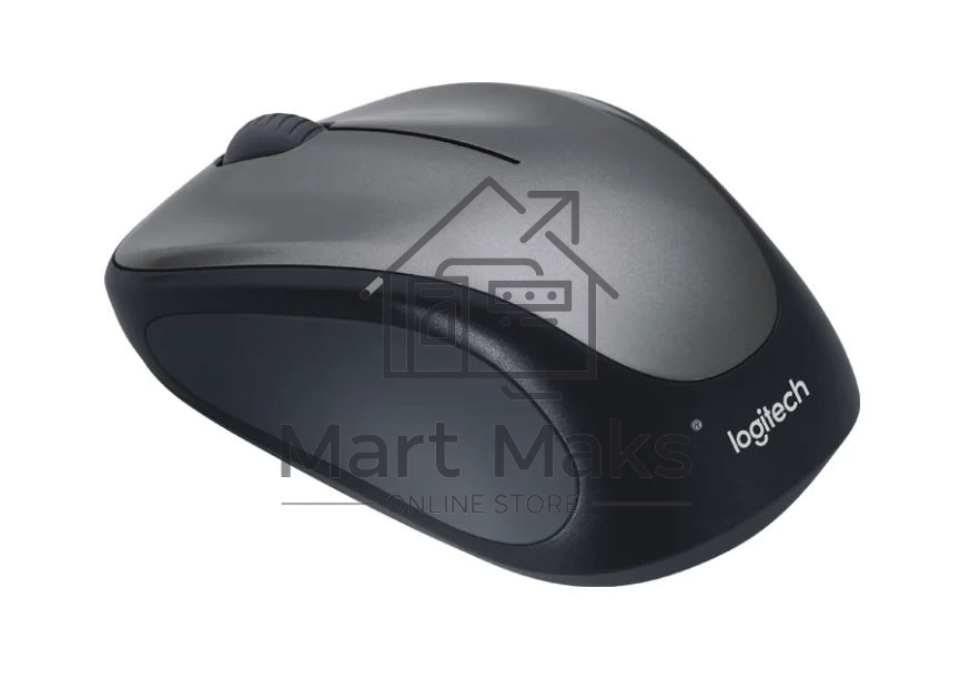 Мышь беспроводная Logitech M235 серый/черный, 1000 dpi, радиоканал, USB, кнопки - 3