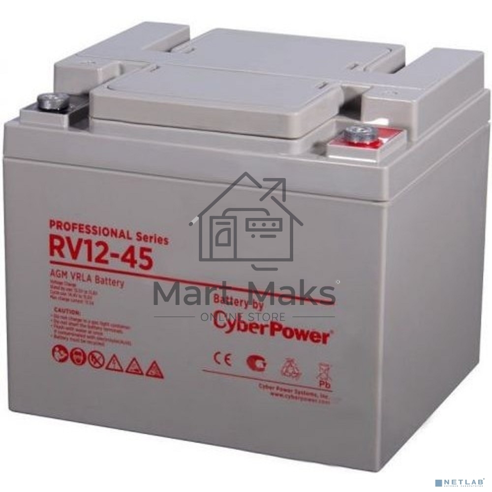 Батарея PS CyberPower RV 12-45 / 12V 45 Ah