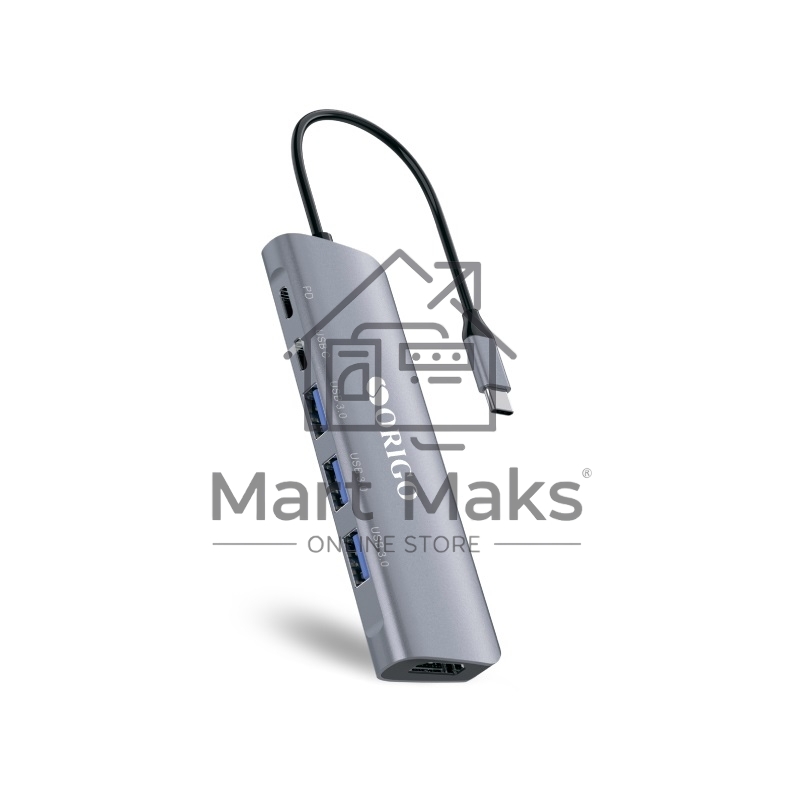 Док-станция ORIGO OU3360PD/A1A USB-C, 3xUSB 3.0, 1xUSB-C/PD 3.0, 1xUSB-C, 1xHDMI