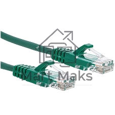 Патч-корд Suprlan 10-0157 UTP RJ-45 вил.-вилка RJ-45 cat.5e 1м зеленый LSZH 24AWG