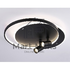 Светильник Ambrella light FL51393/1+2 BK черный 3000K-6400K 65W 560*480*120 (ПДУ РАДИО 2.4G)