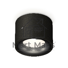 Светильник Ambrella Light XS7511021 SBK/PBK черный песок/черный полированный MR16 GU5.3 (C7511, N7011)