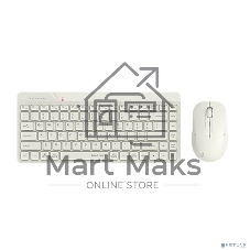 Комплект клавиатура+мышь A4Tech FStyler FG2200 Air2 беспроводной, USB, 1200 DPI, бежевый