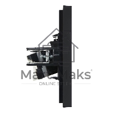 Розетка компьютерная RJ45 кат.5E FORTE&PIANO FP132 черный IEK FP-K10-1-K02